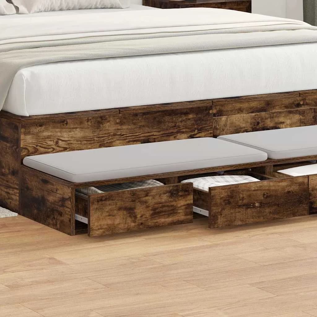 Posteljni predali Dimljeni oreh 150 x 36,5 x 16,5 cm - slika 4
