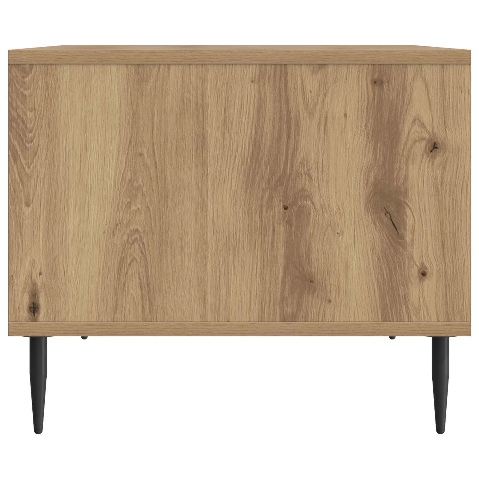 Klubska miza Artisan hrast 90 x 50 x 40 cm Inženirski les - slika 6