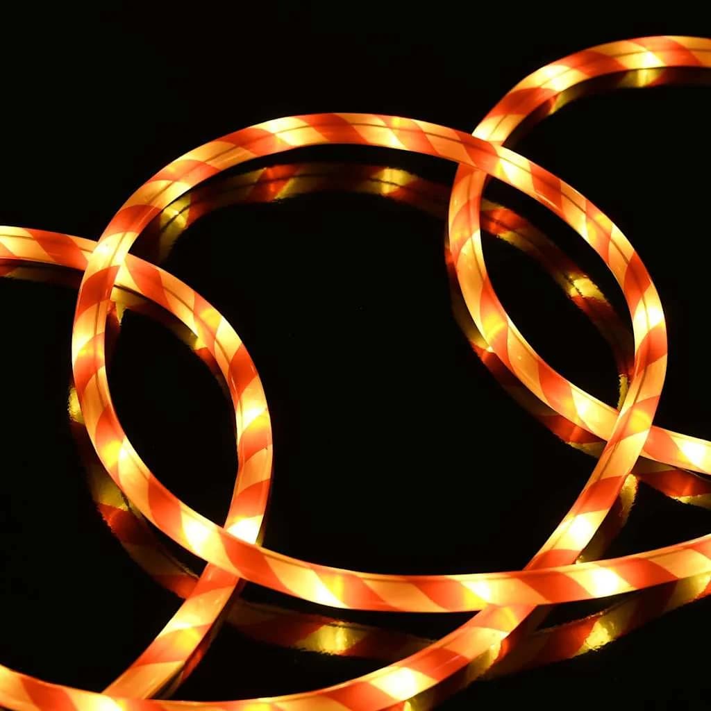 Osvetljena vrv med 1200 LED Toplo bela 50 m PVC - slika 8