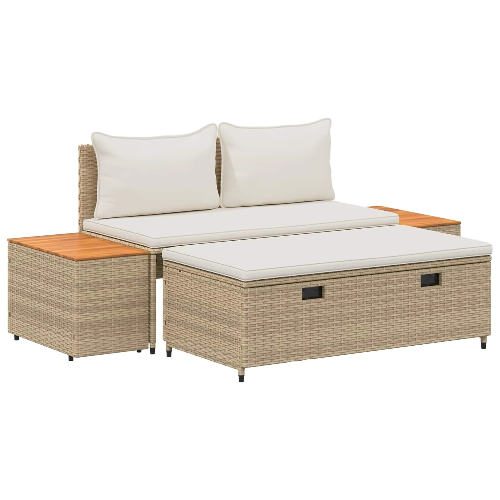 Zunanja garnitura za sedenje 4 -Seater 4 kos 55 x 30 x 39 cm - slika 2