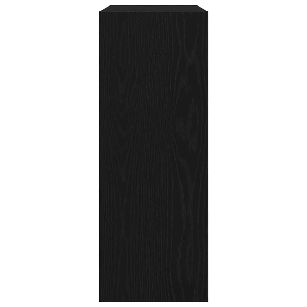 Konzolna miza Črna Orehovina 78 x 30 x 80 cm Inženirski les - slika 7