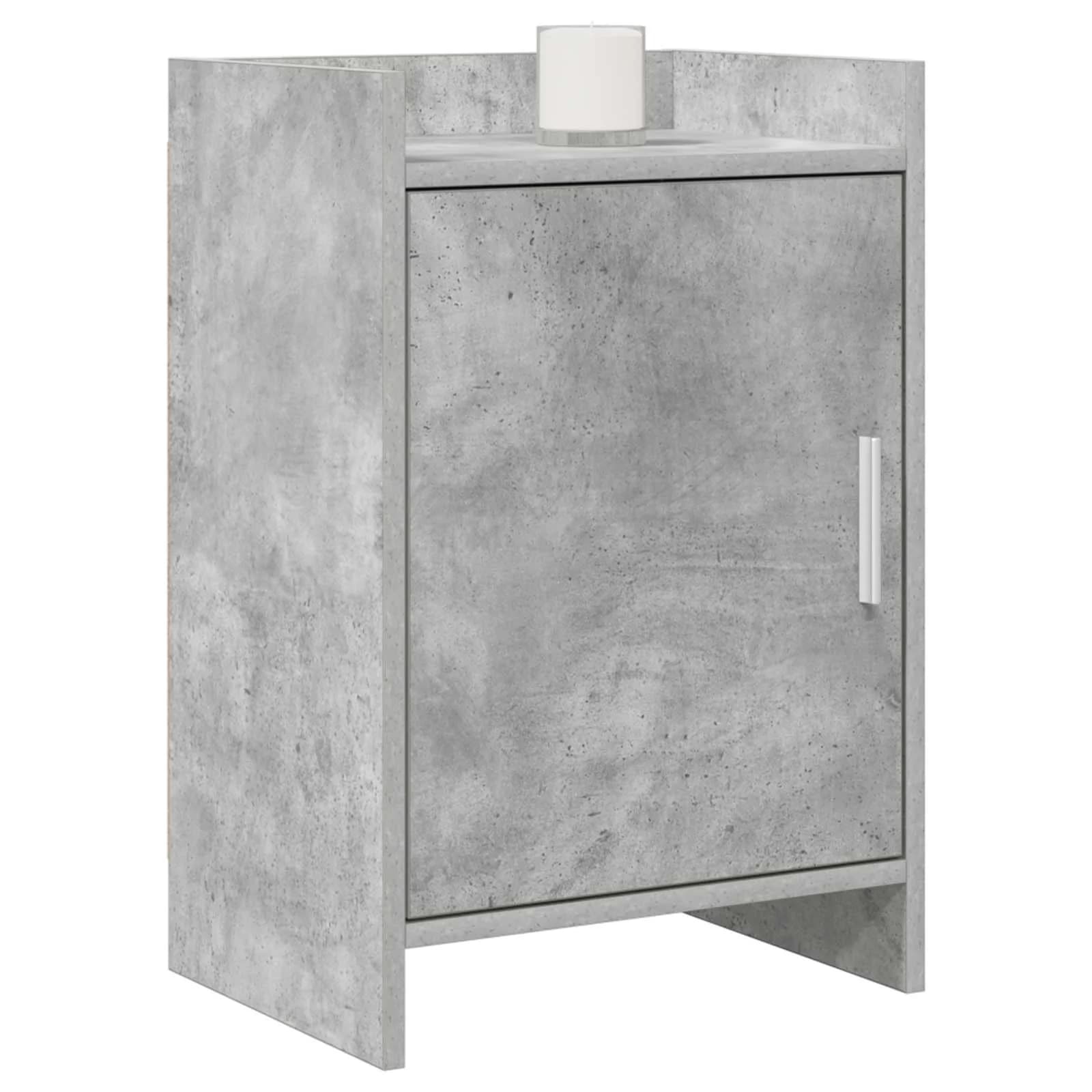 Posteljne mize 2 kos Betonsko siva 40 x 30 x 60 cm - slika 2