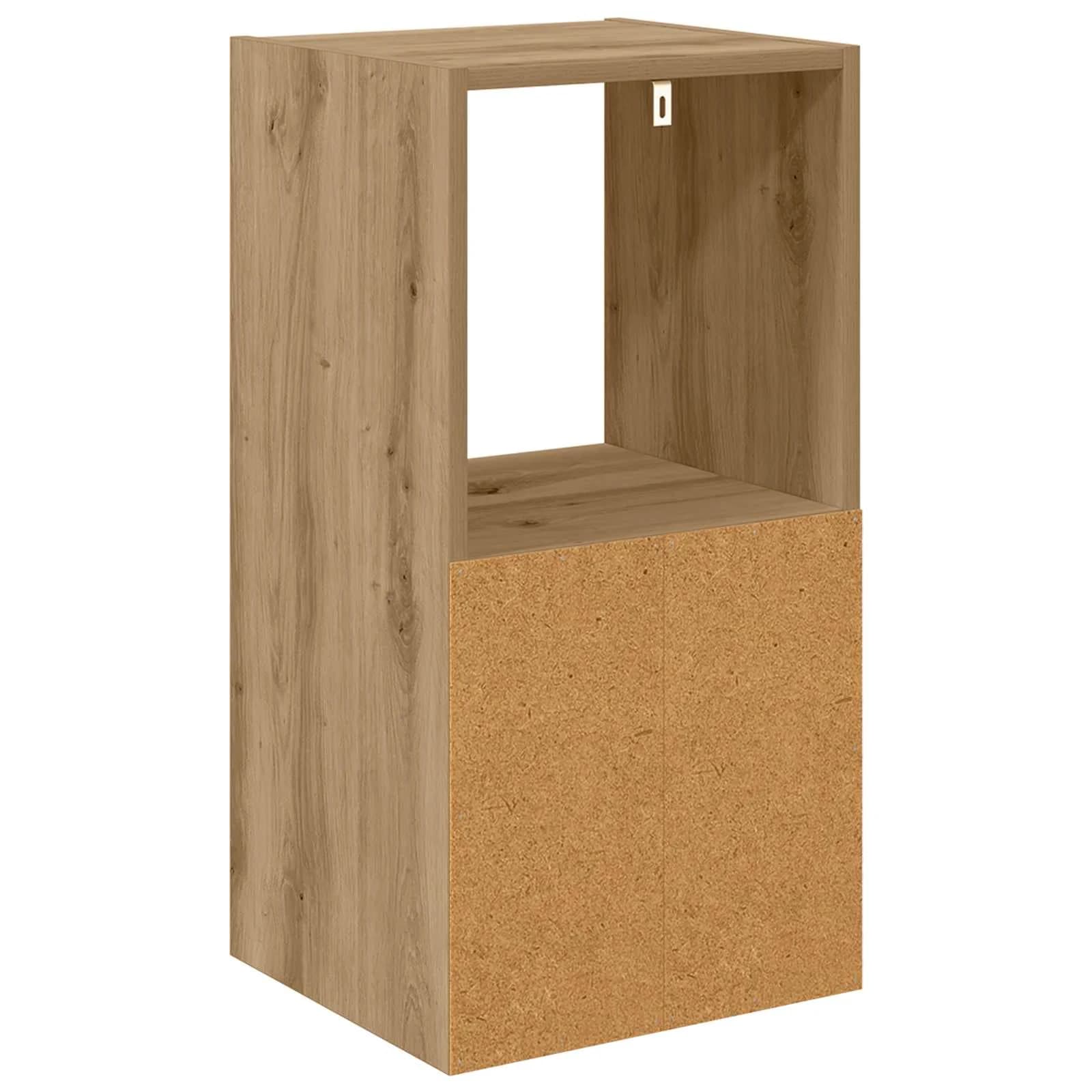 Nočna omarica 2 kos Umetni hrast 35 x 32 x 68,5 cm - slika 8