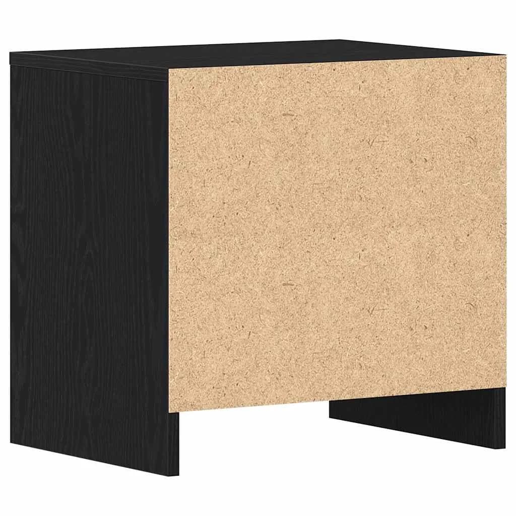 Nočna omarica 2 kos Črna Orehovina 45 x 34 x 44,5 cm - slika 9