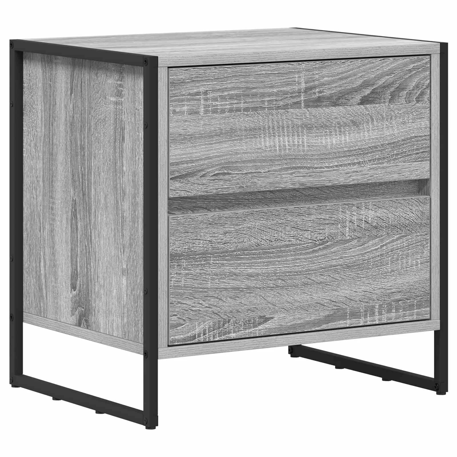 Nočna omarica 2 kos Siva Sonoma 50 x 39.5 x 50 cm - slika 5
