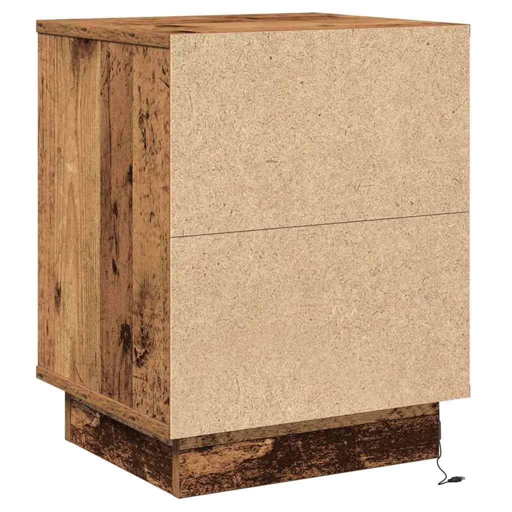 Nočna omarica 2 kos Star les 39 x 34,5 x 50 cm Inženirski les - slika 10