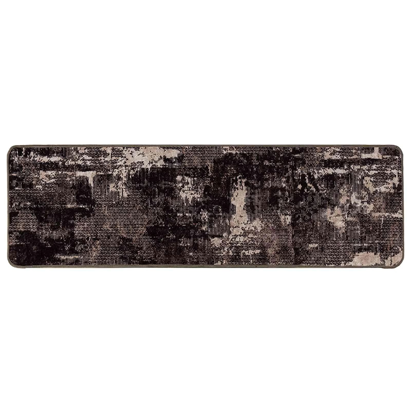 Preproga runner MARSA Črna 100 x 350 cm Poliester in PVC - slika 2