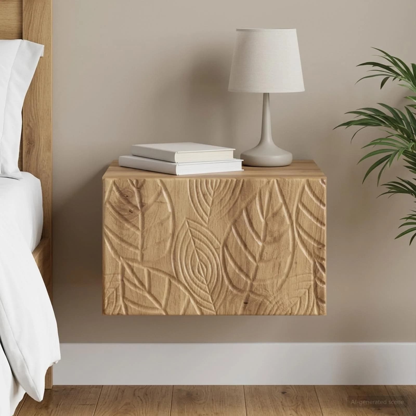Stenska stranska miza Artisan hrast 34,5 x 33 x 20 cm