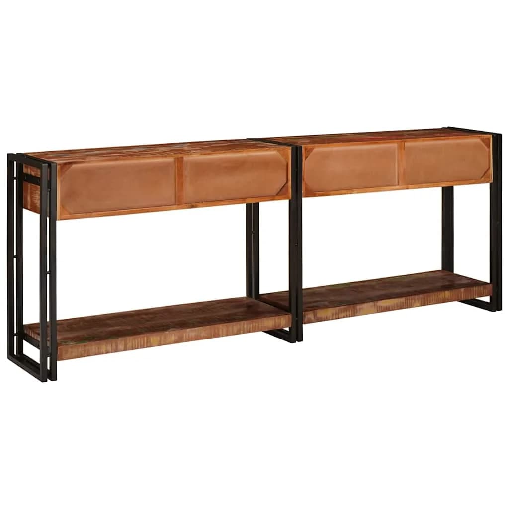 Konzolne mizice 2 kos večbarvno 200 x 33 x 75 cm - slika 7