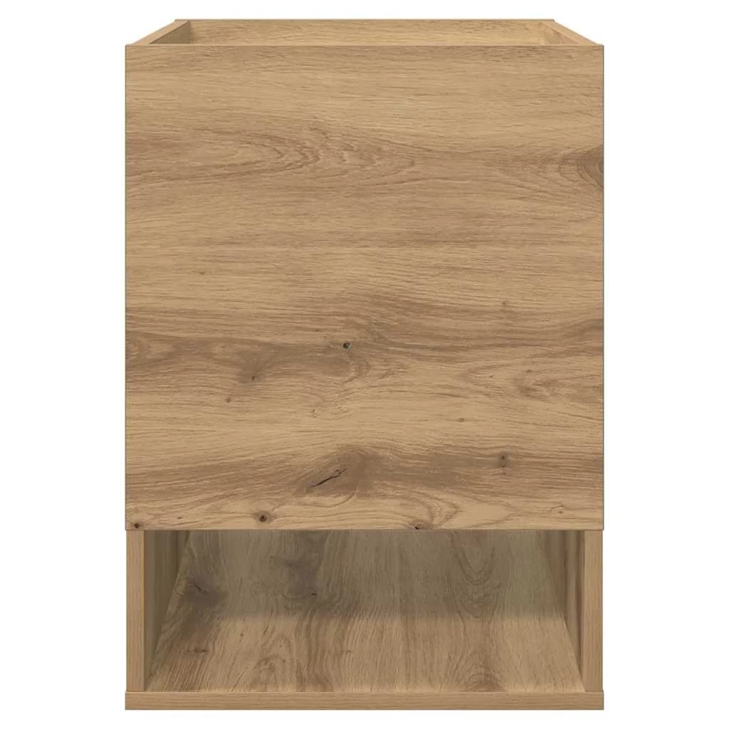 Stranska miza 2 kos Umetni hrast 40 x 40 x 56 cm Inženirski les - slika 7