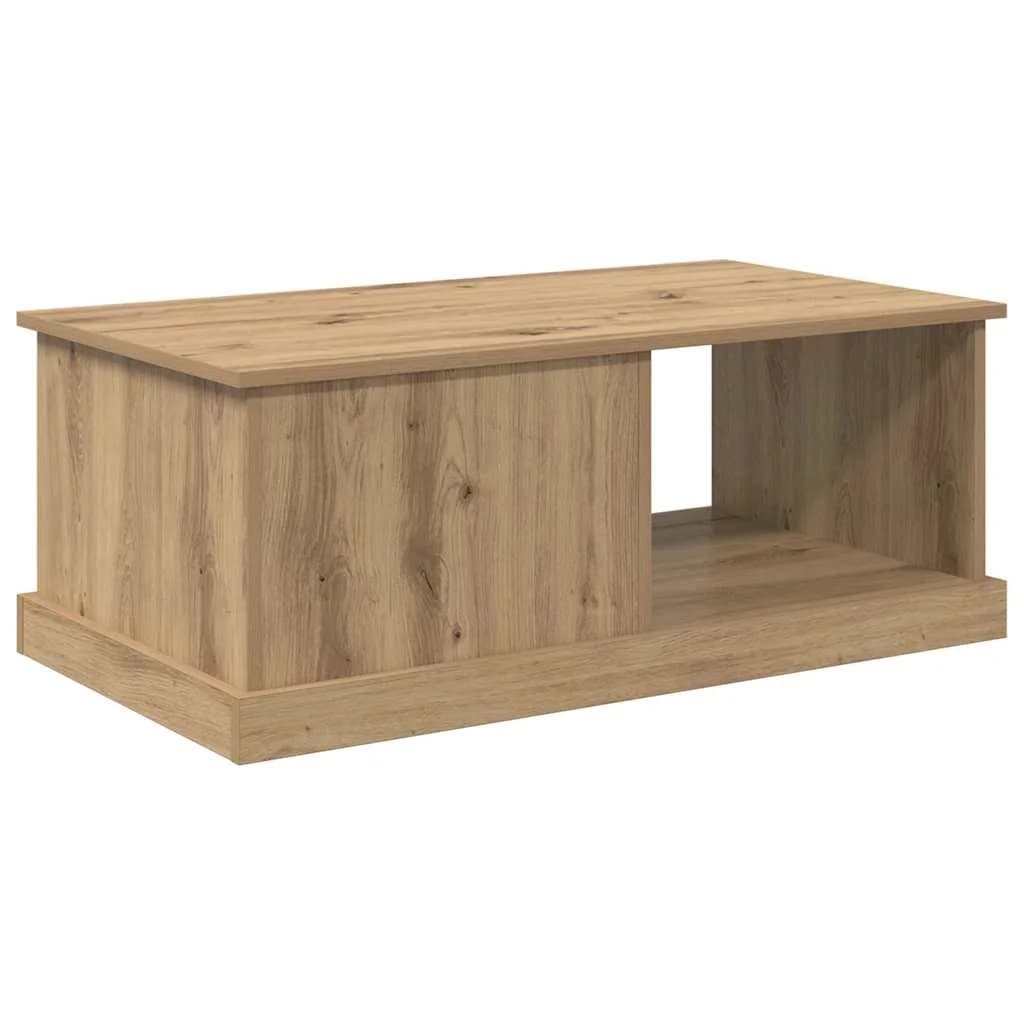 Klubska miza Umetni hrast 90 x 50 x 35 cm Inženirski les - slika 8