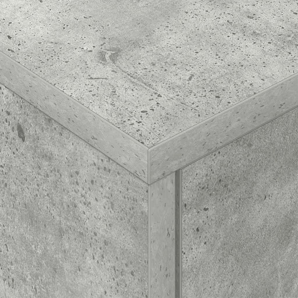 Nočna omarica 2 kos Betonsko siva 40,5 x 40 x 48 cm - slika 10