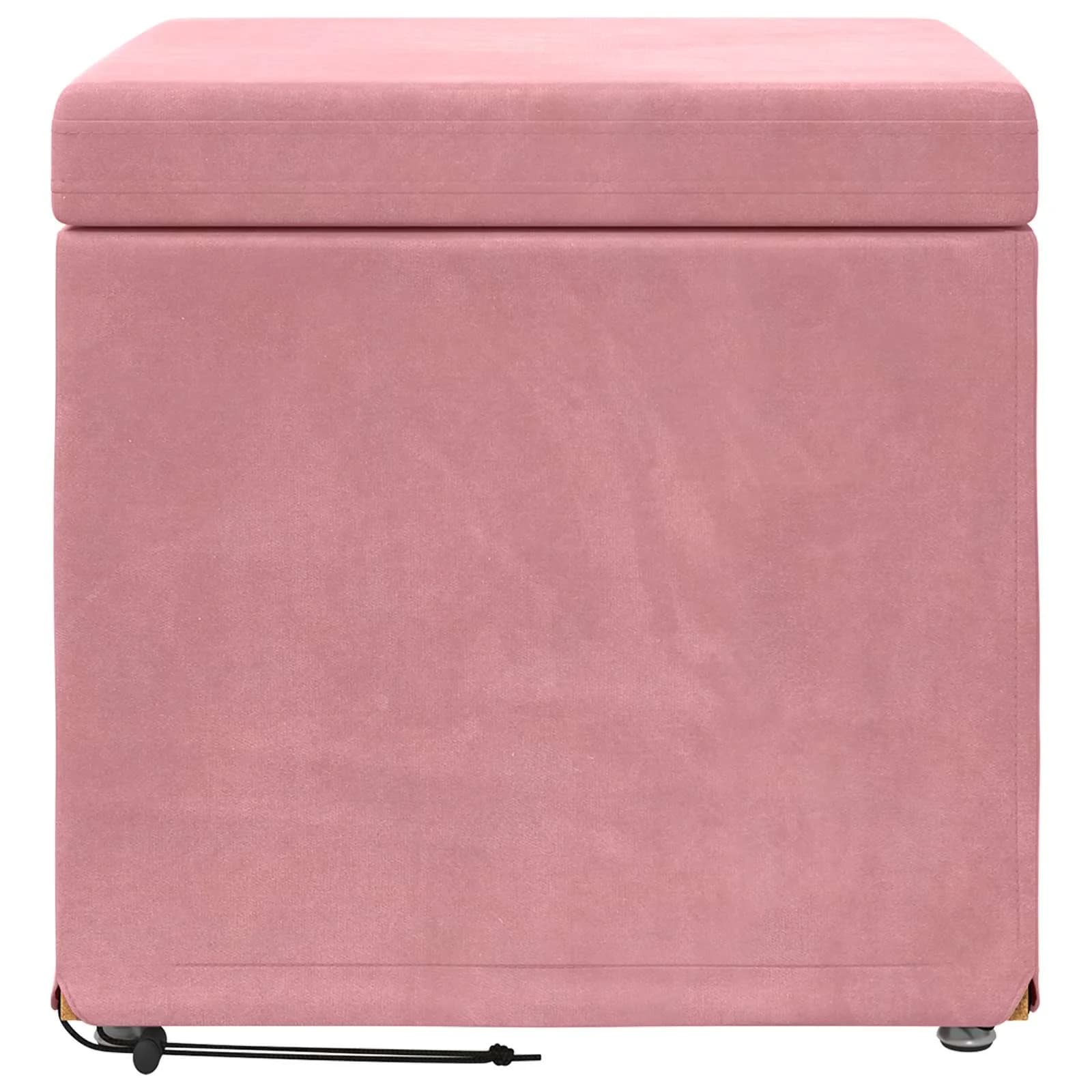 Stolica Roza 41 x 41 x 40 cm Samet in Umetno Leseno - slika 4