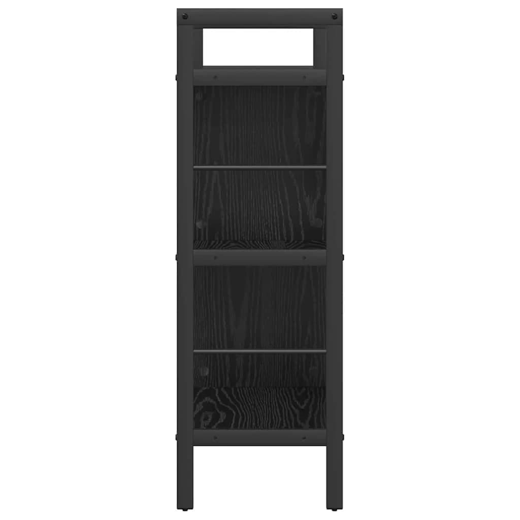 Knjižna polica 5 nivojev 75 x 30 x 91 cm Inženirski les - slika 6