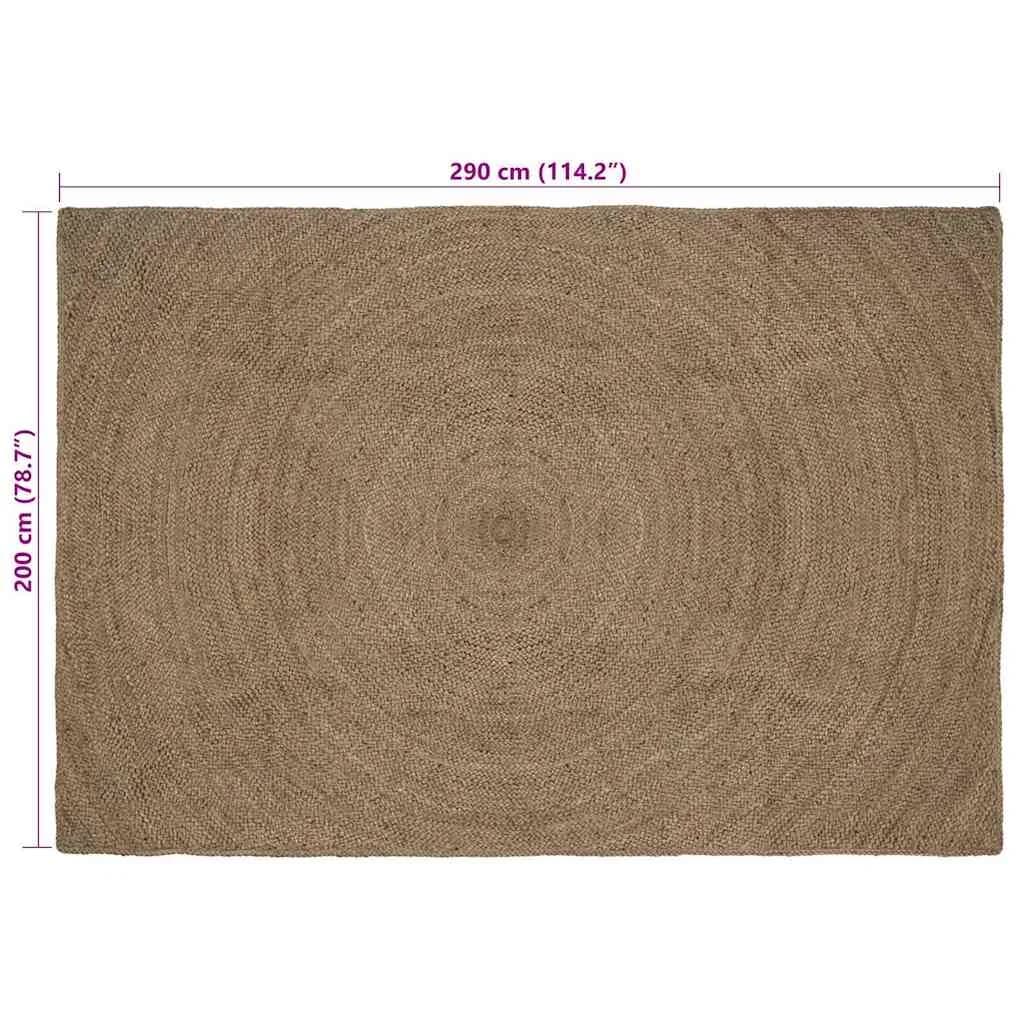 Preproge za površine Siva 200 x 290 cm Juta - slika 7