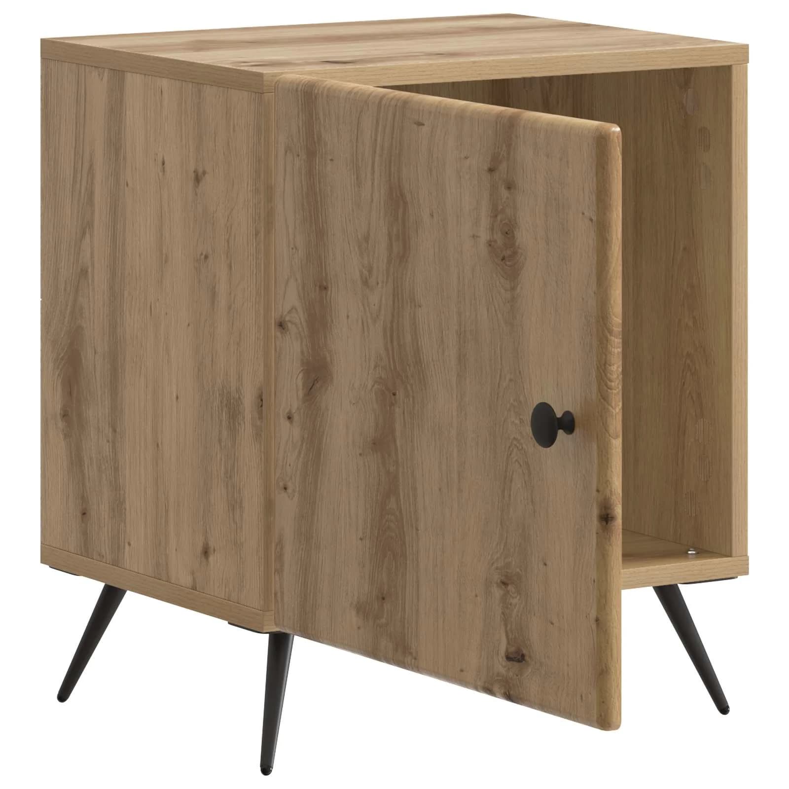 Nočna omarica Artisan hrast 43 x 34,5 x 50 cm Inženirski les - slika 4