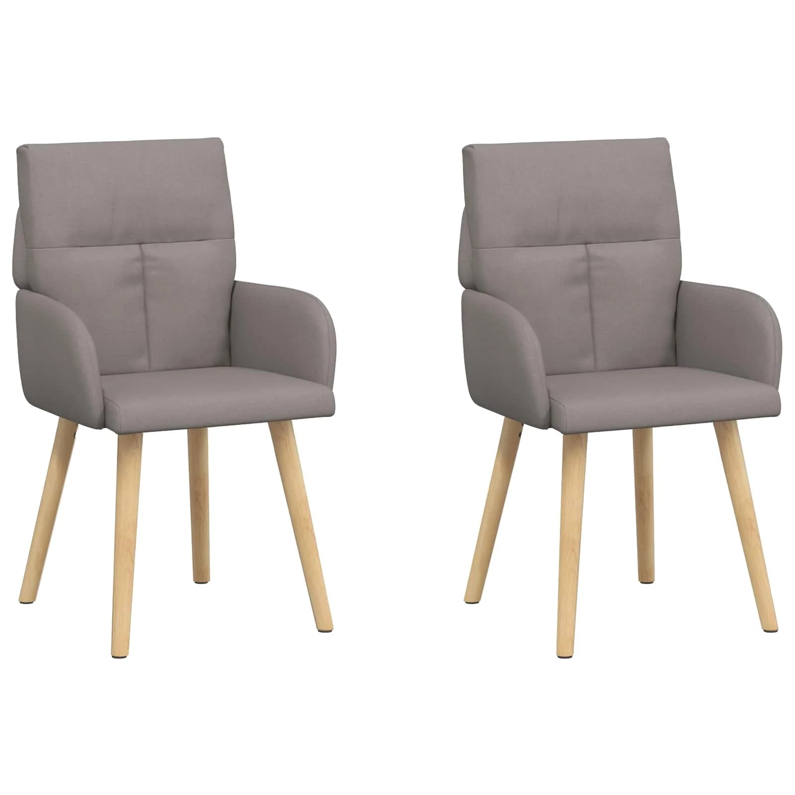 Jedilni stoli 2 kos Blago Taupe 60 x 56 x 96 cm - slika 2