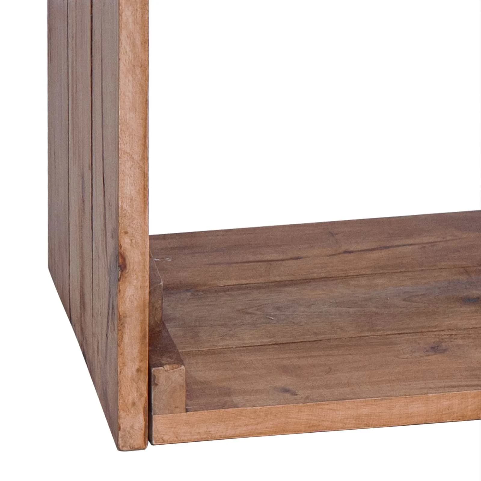 Nočna omarica Rjava 63 x 30 x 79 cm Masivni mahagonijev les - slika 10