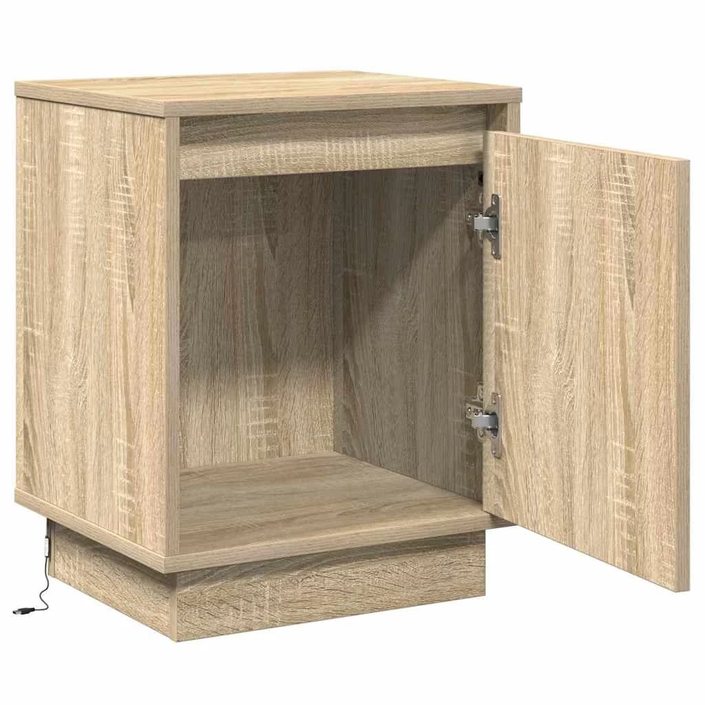 Nočna omarica 2 kos Sonoma hrast 39 x 34,5 x 50 cm - slika 6