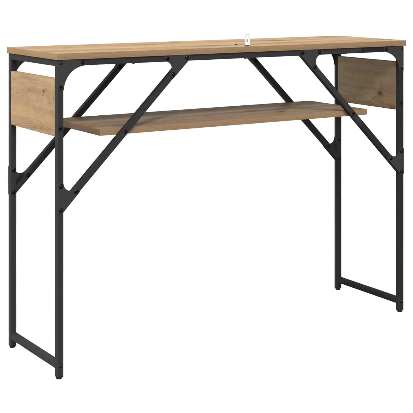 Konzolnamizica Umetni hrast Inženirski les 105x30x75cm - slika 7