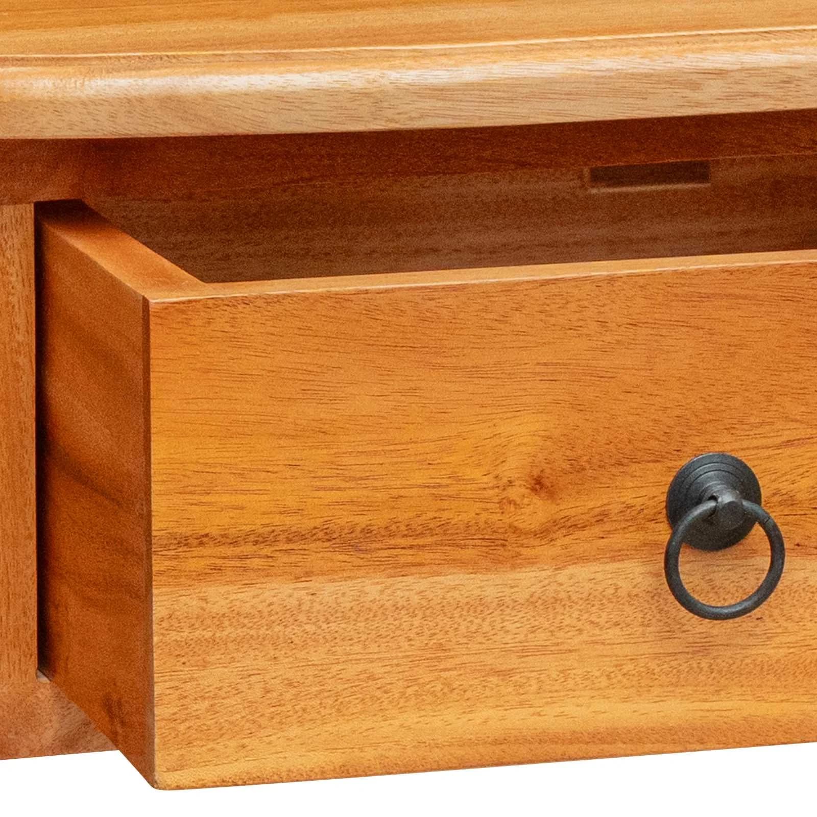 Konzolna miza s predalom Naravna 50,5 x 30 x 75,5 cm - slika 10