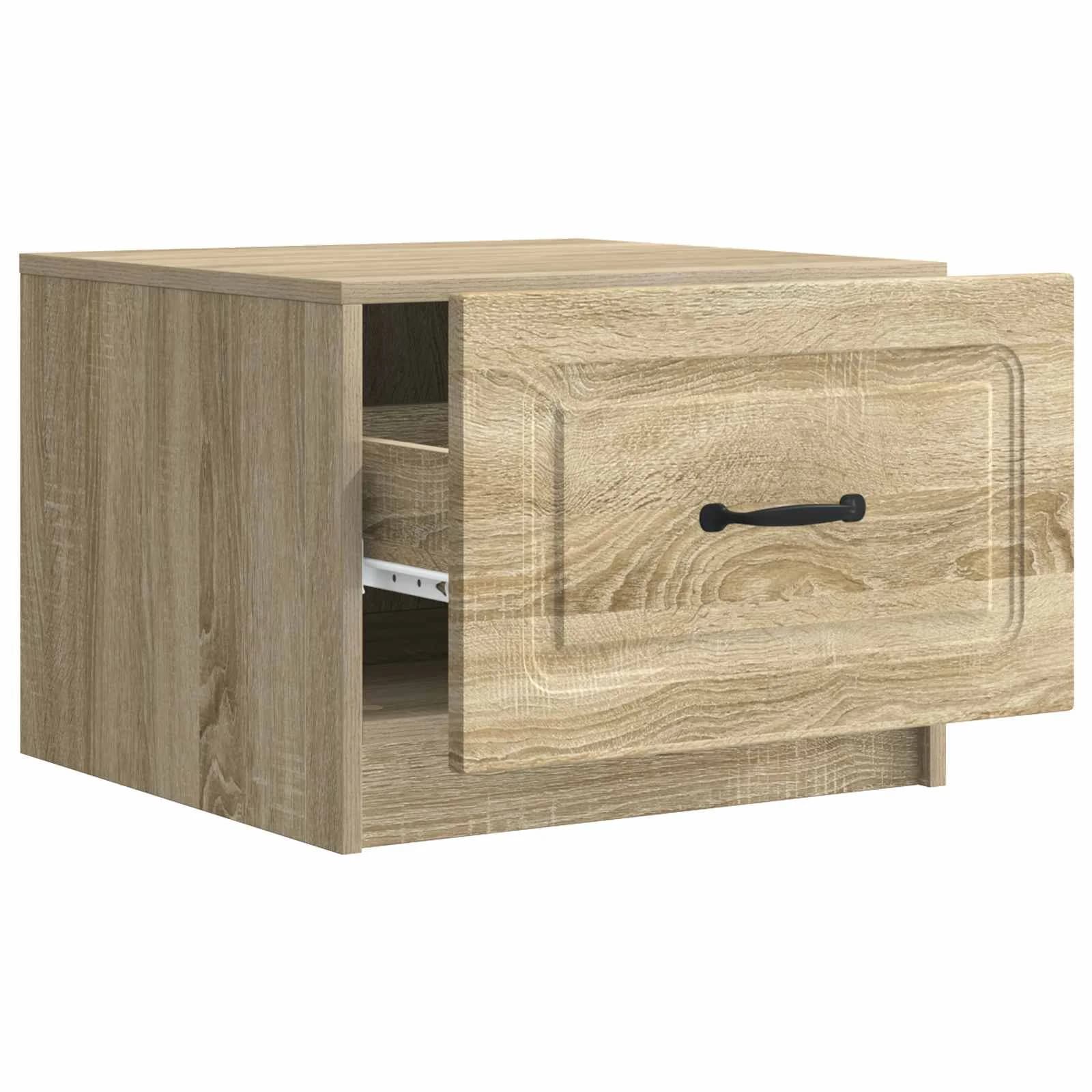 Klubska miza Sonoma hrast 49 x 50 x 37 cm Inženirski les - slika 4