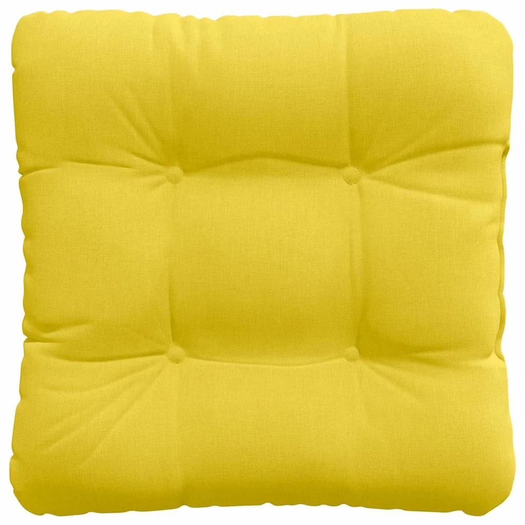 Sedežne blazine 4 kos Blago Svetlo rumena 45 x 45 x 12 cm - slika 7