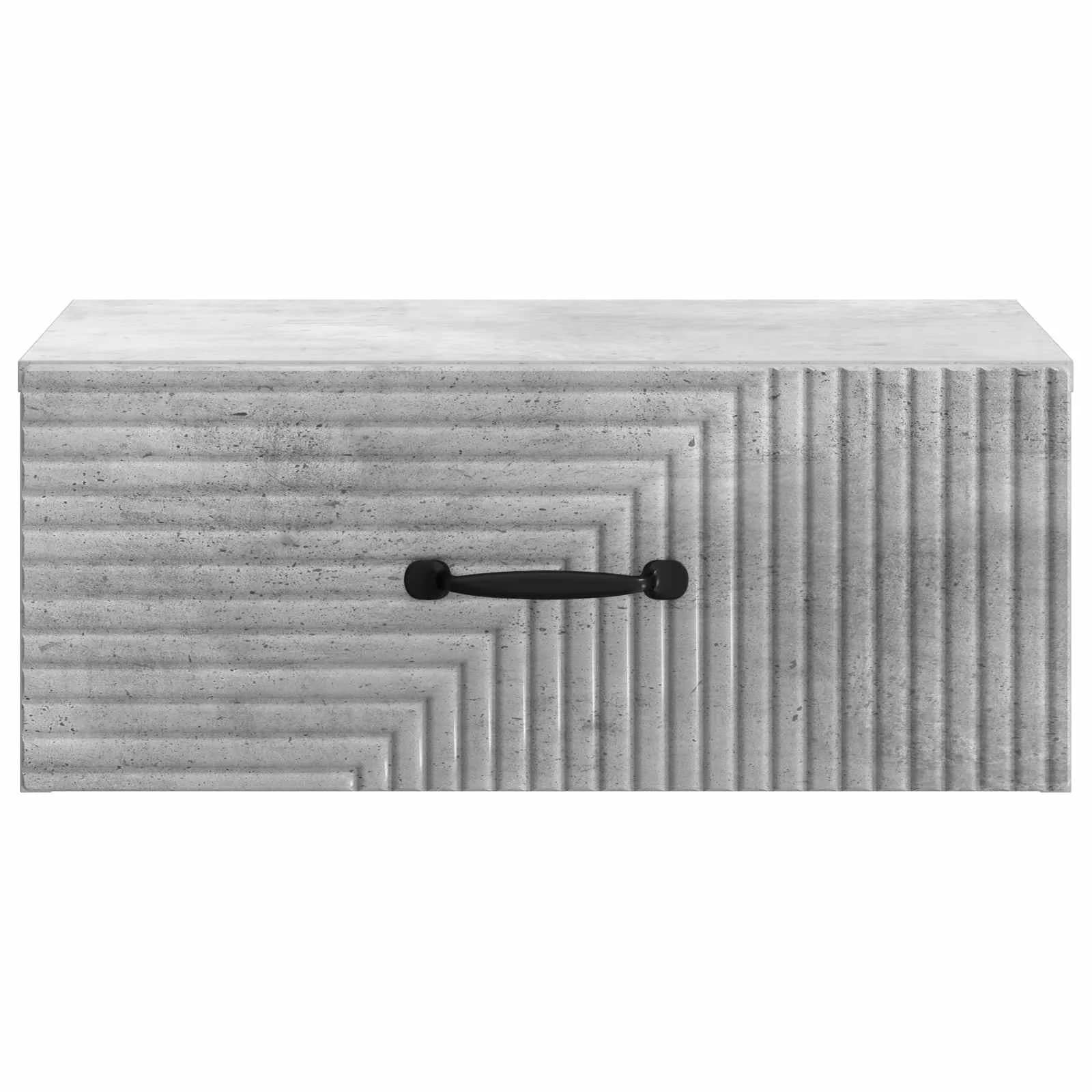 Stenski nočni omarici Betonsko siva 49 x 34,5 x 20 cm - slika 5