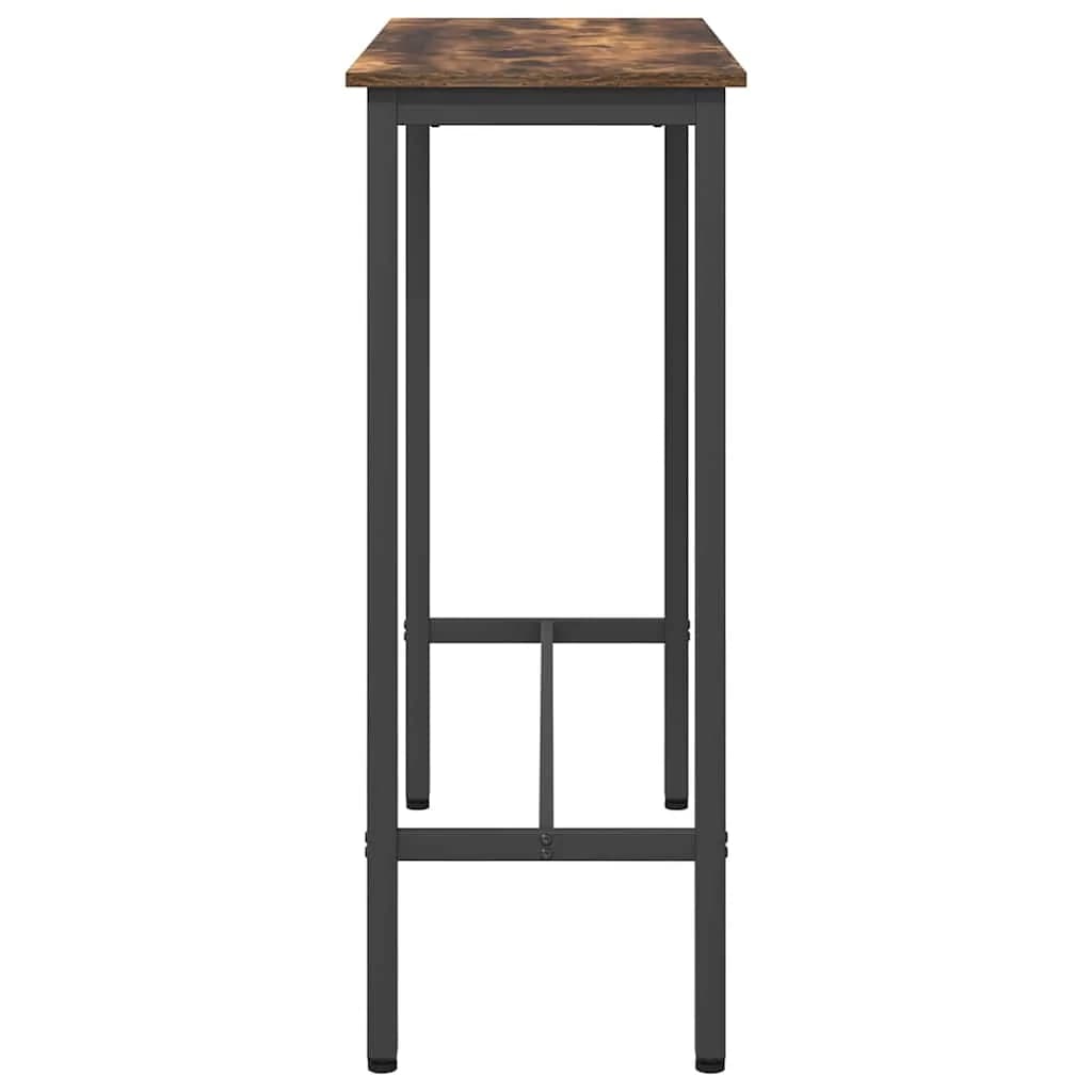 miza Dimljeni oreh 100 x 40 x 100,5 cm Inženirski les in jeklo - slika 6