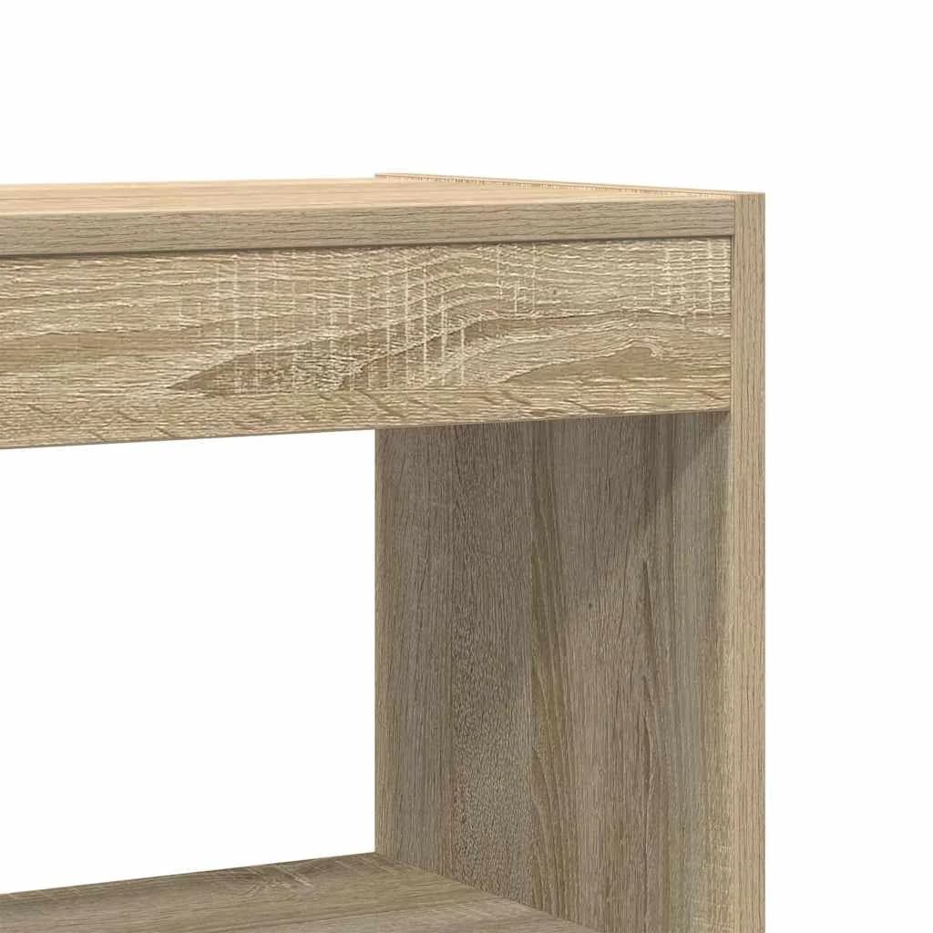 Knjigovni omar 6 nivojev 100 x 30 x 198 cm Inženirski les - slika 8