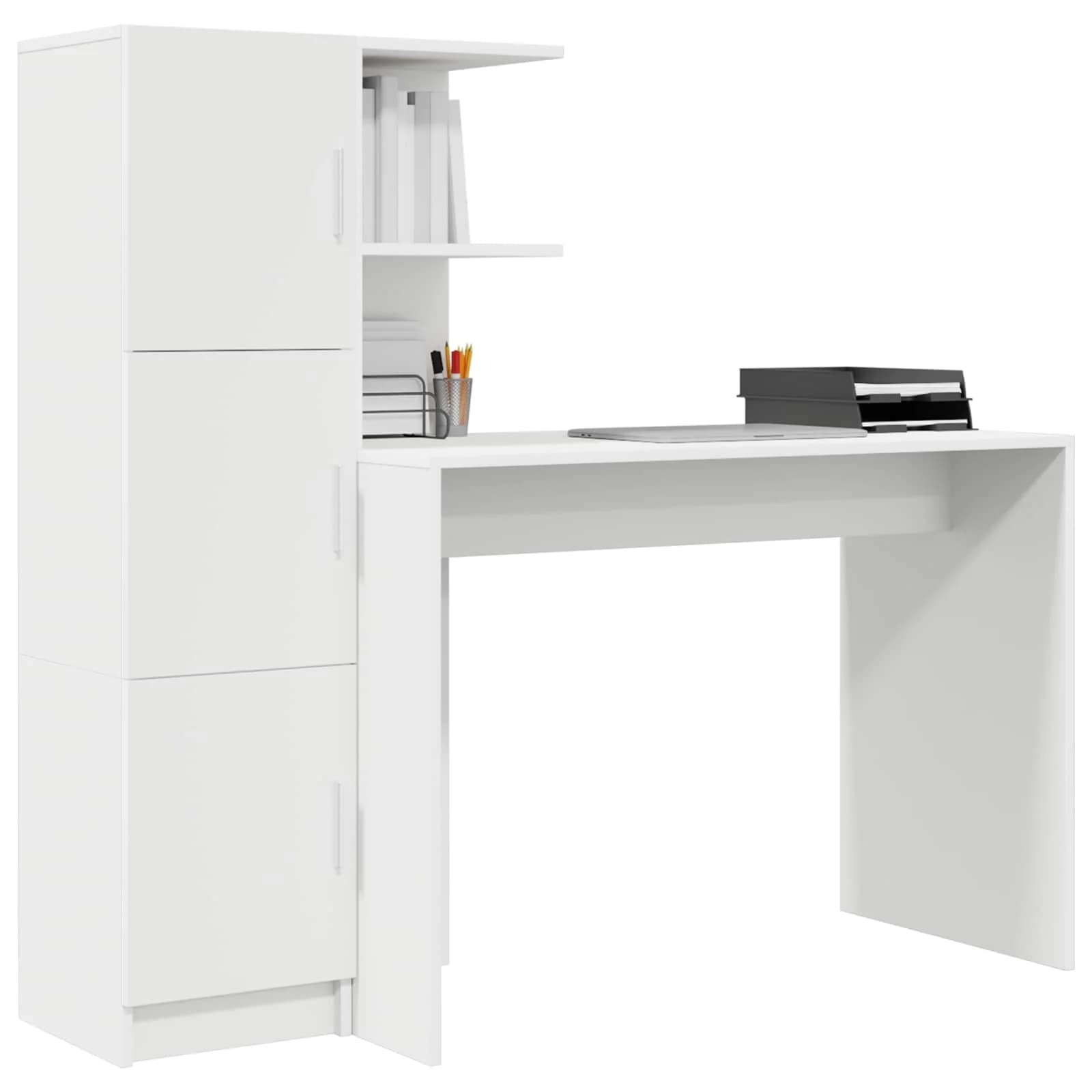 Miza Bela 133,5 x 50 x 124 cm 2 kos - slika 3