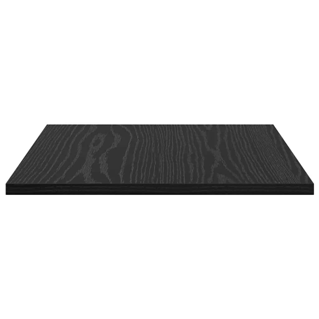 Polica za knjige 3 nivojev 4 kos 40 x 40 x 1,5 cm Črna - slika 7