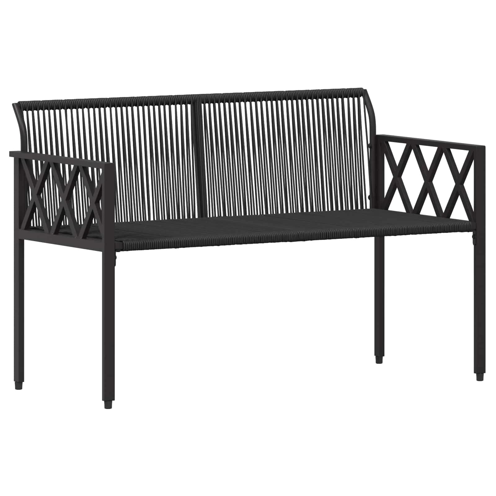 Zunanje klopi 2 -Seater 116 x 56 x 75 cm poli ratan - slika 4