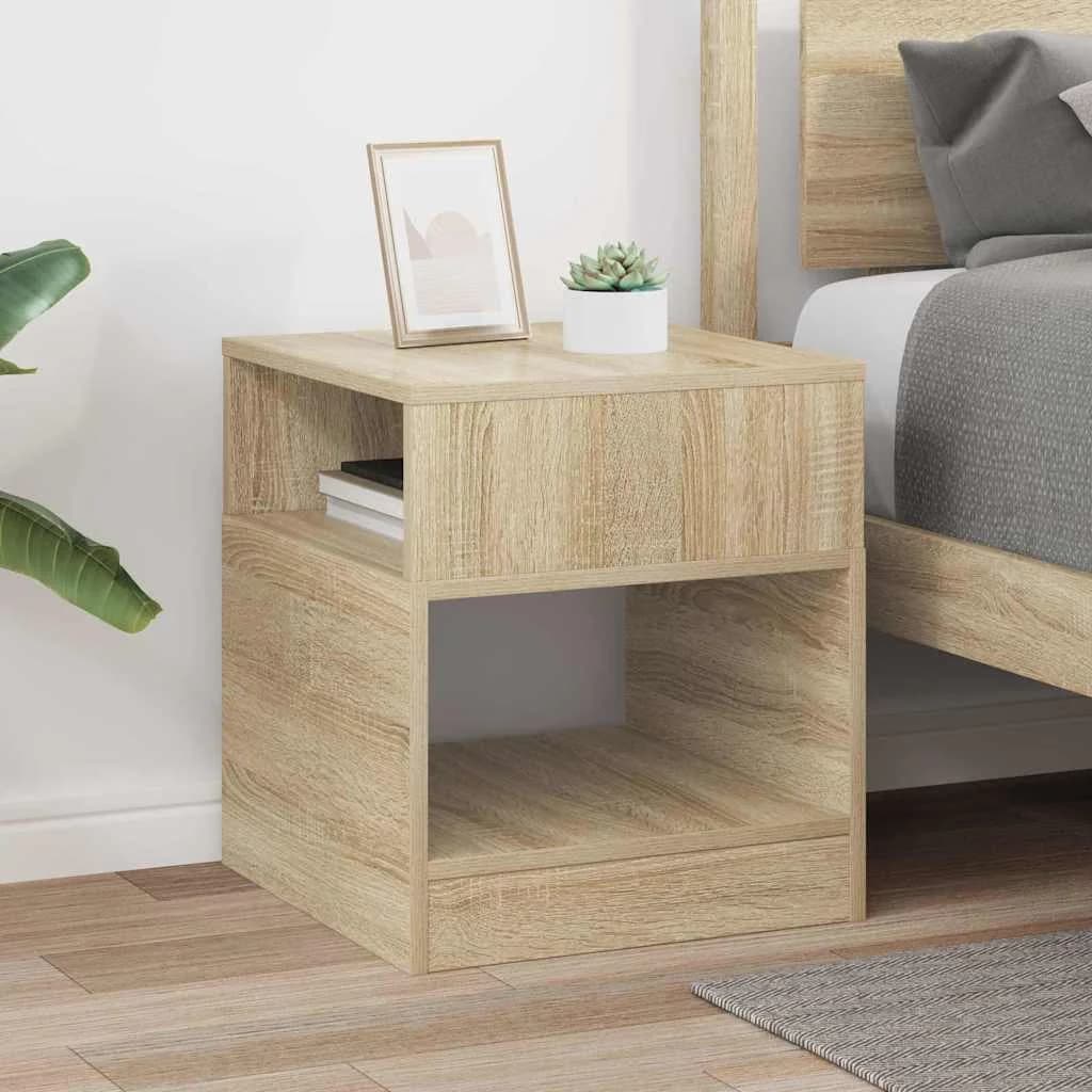 Stranska miza Sonoma hrast 40,5 x 40 x 45 cm Inženirski les - slika 4