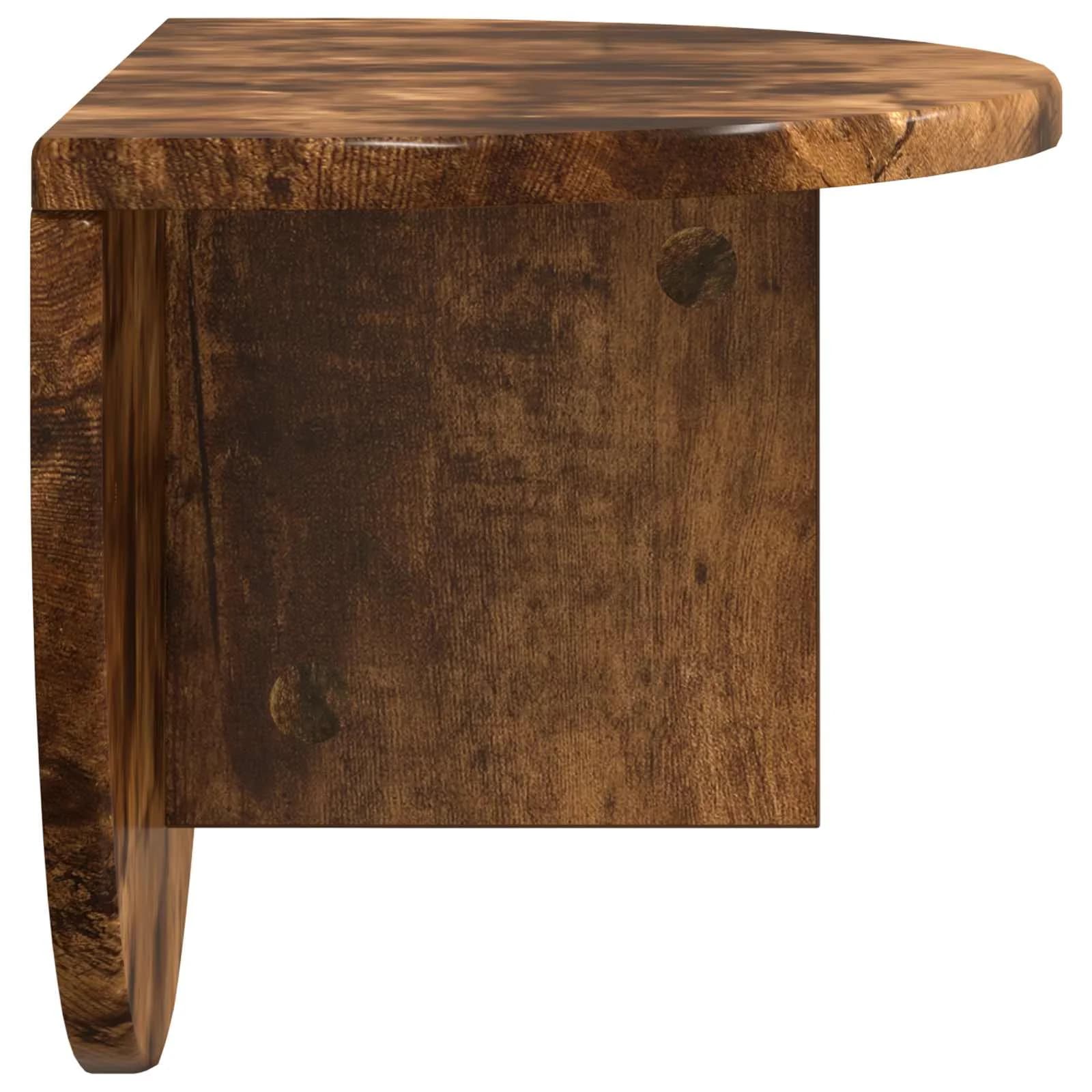 Stenska polica Montaža za steno Dimljeni oreh 48 x 24 x 24 cm - slika 6