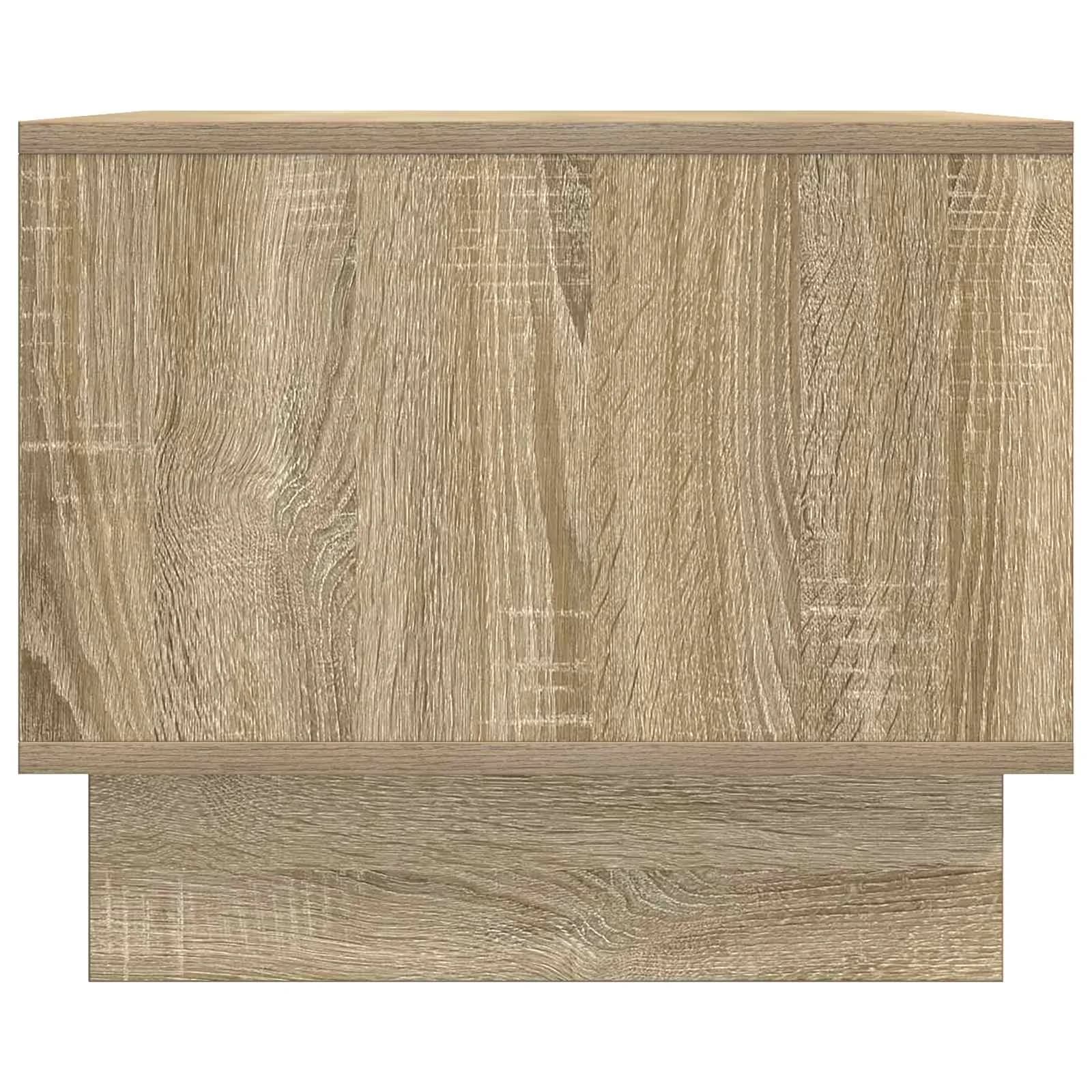 Klubska miza Sonoma hrast 90 x 50 x 40 cm Inženirski les - slika 6