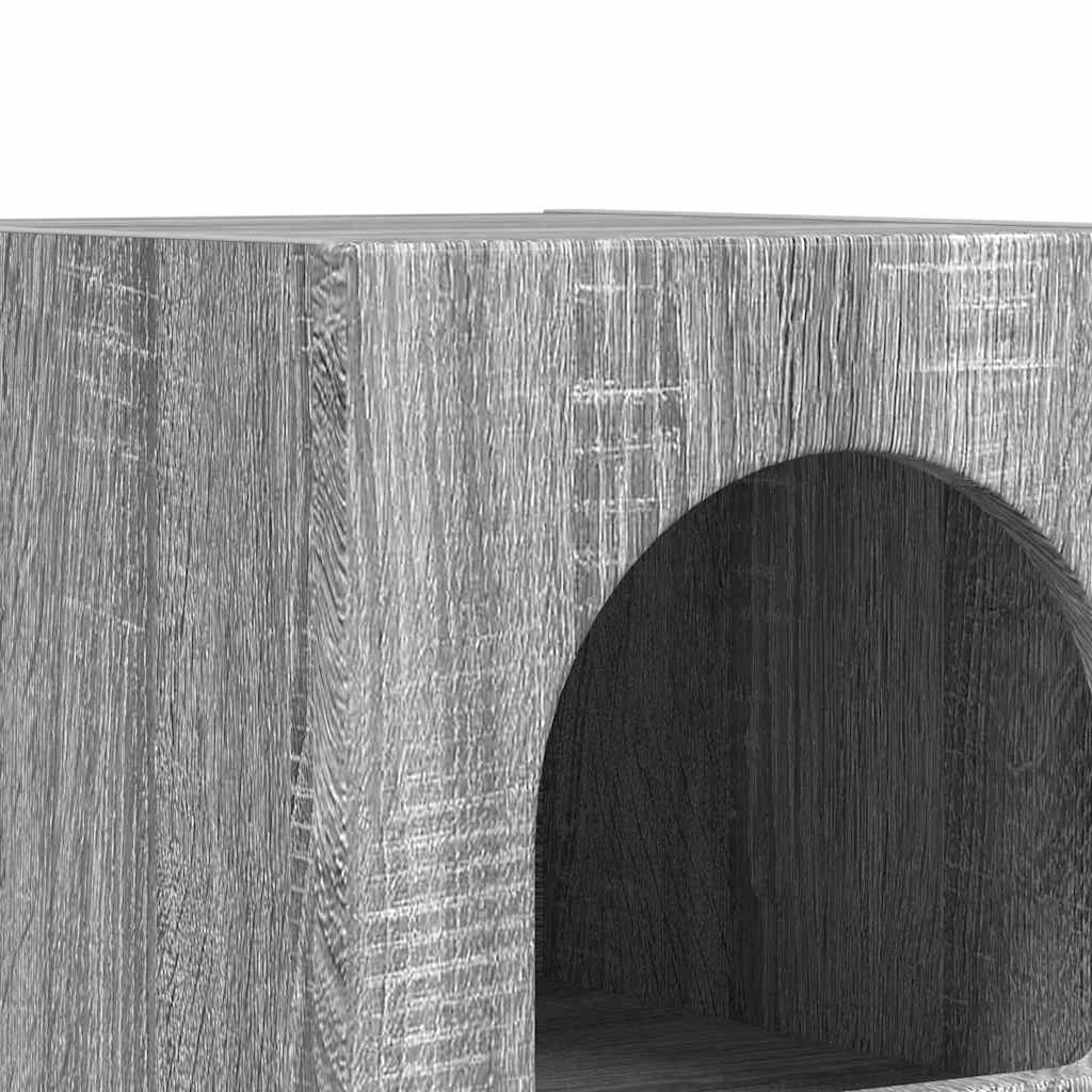 Nočna omarica ELST 2 kos Siva Sonoma 29,5 x 33,5 x 50 cm - slika 9