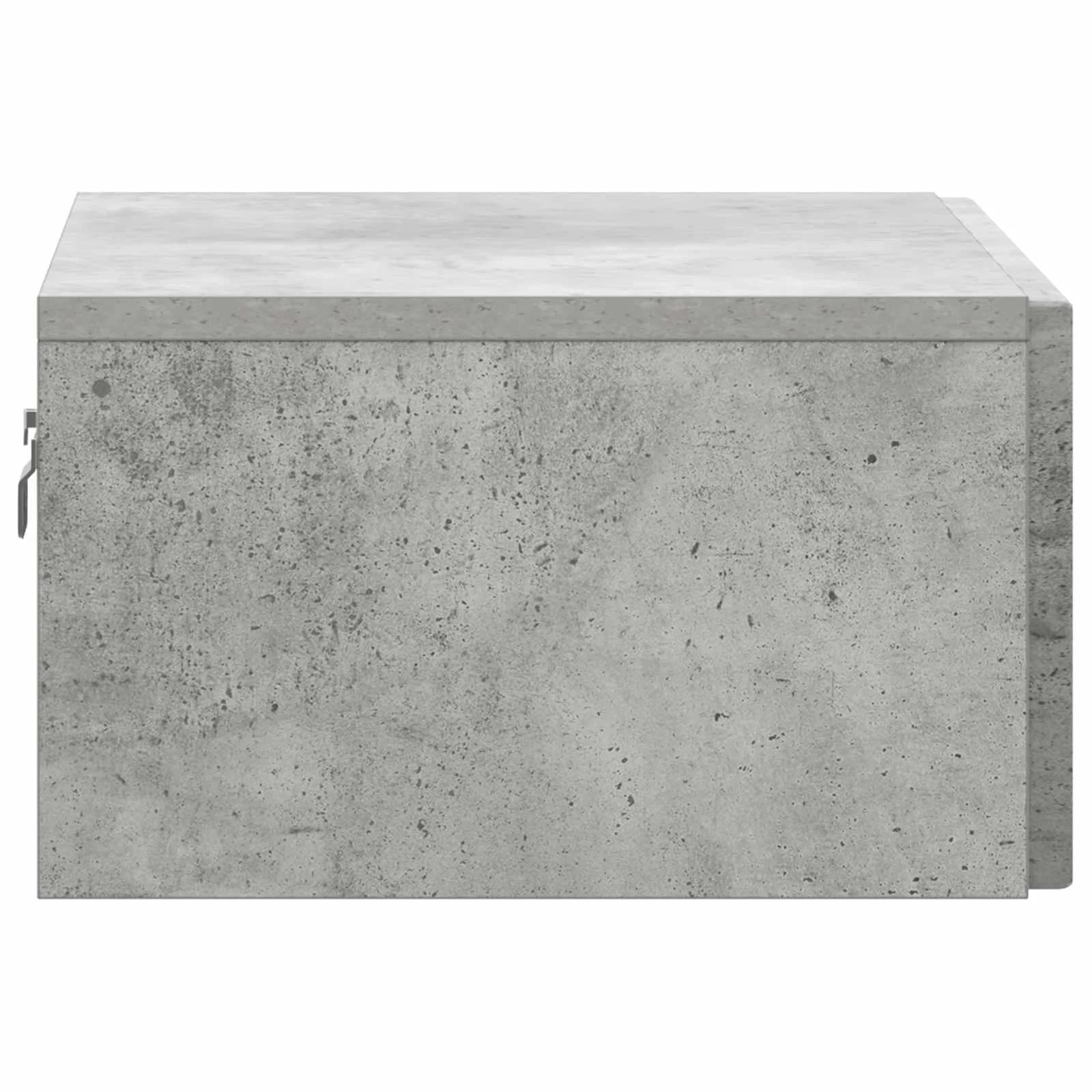 Stenski nočni omarici Betonsko siva 49 x 34,5 x 20 cm - slika 6