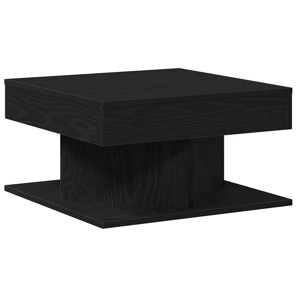 Klubska miza Črna Orehovina 57 x 57 x 30 cm Inženirski les - slika 5