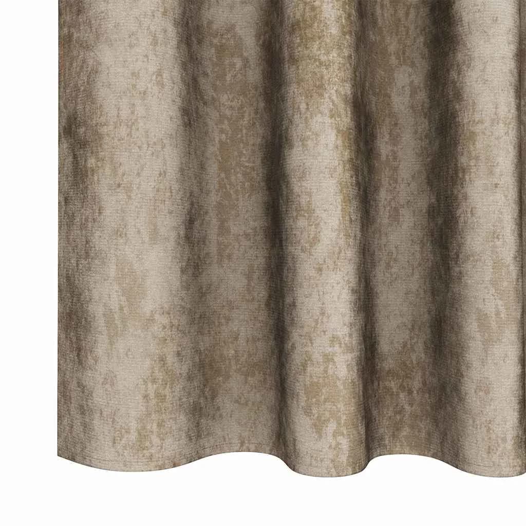 Velvete zavese 2 kos Šampanjec 245 x 140 cm Žamet - slika 6
