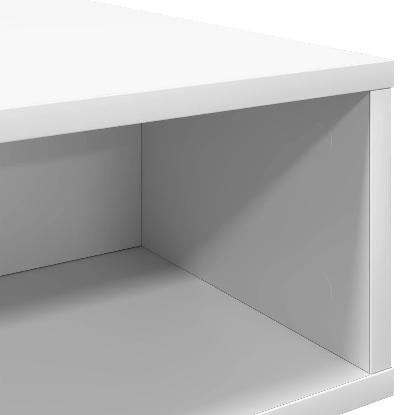Klubska miza Bela 105 x 50 x 32,5 cm Inženirski les - slika 8