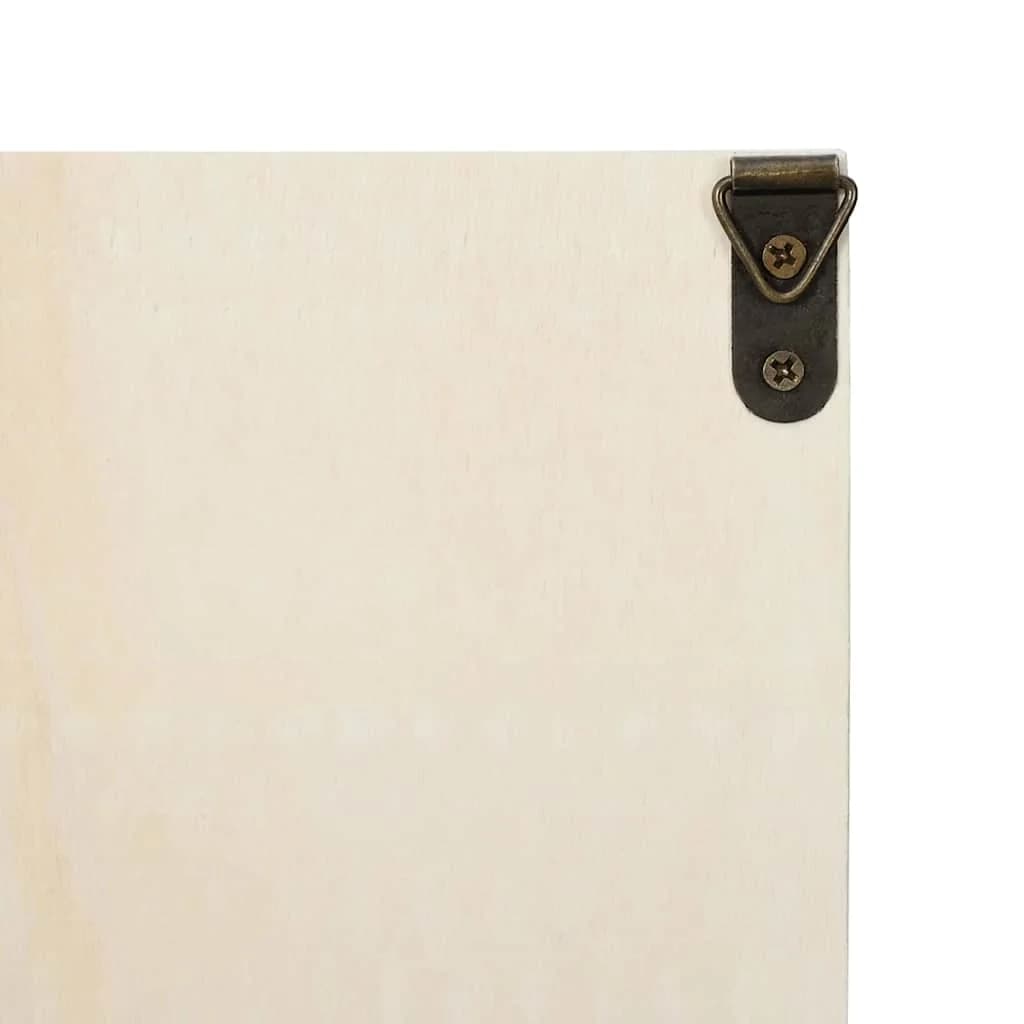 Stenska vitrina Montaža za steno Bež 98 x 4,5 x 55 cm - slika 9