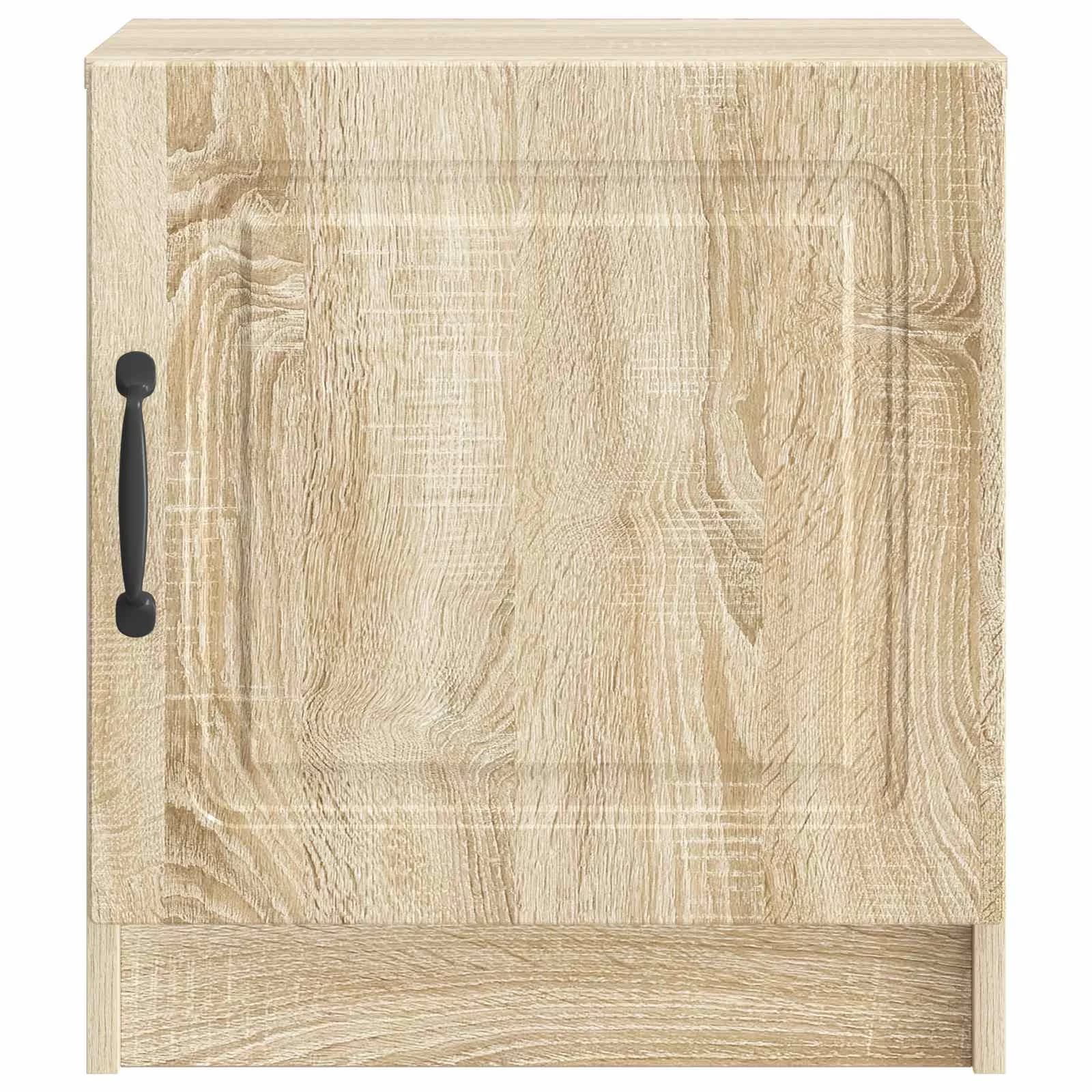 Nočna omarica Sonoma hrast 43 x 34,5 x 47 cm Inženirski les - slika 5