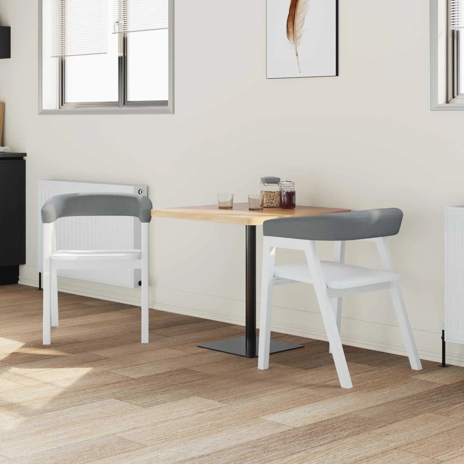 Jedilni stoli 2 kos Masivno gumovo les Bela 54 x 57 x 73 cm - slika 3