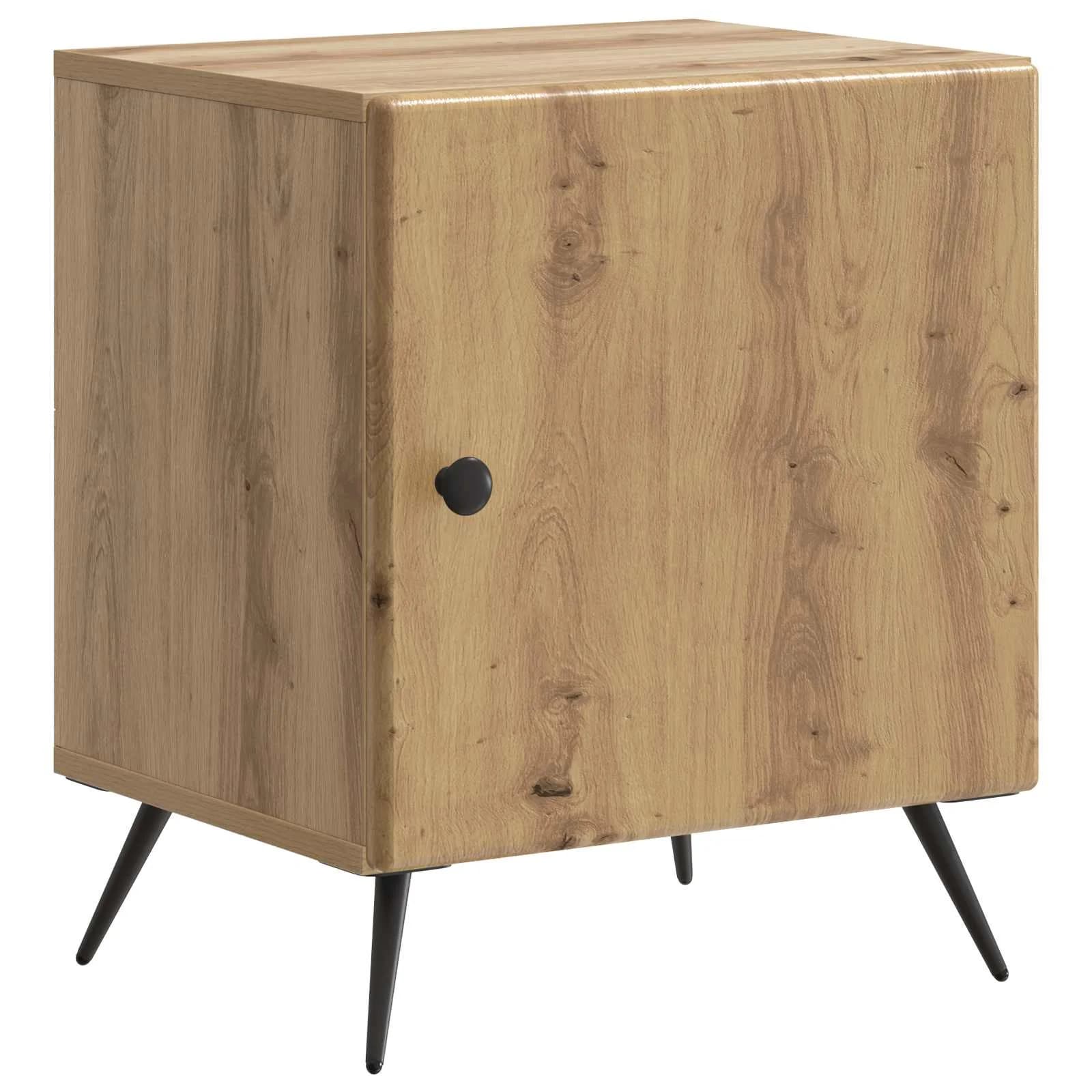 Nočna omarica Artisan hrast 43 x 34,5 x 50 cm Inženirski les - slika 2
