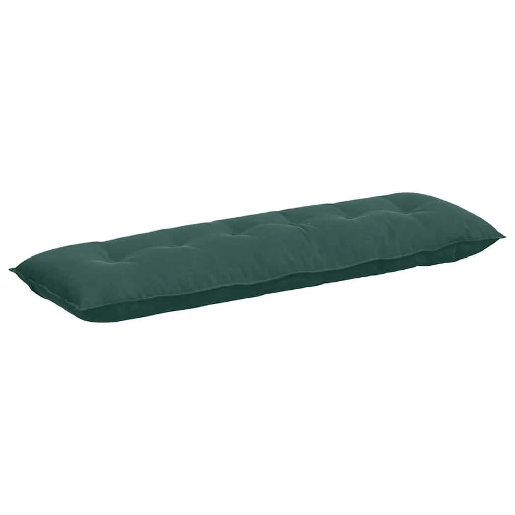 Poglavni vzglavnik Temno zelena 160 x 50 cm Žametna tkanina - slika 2