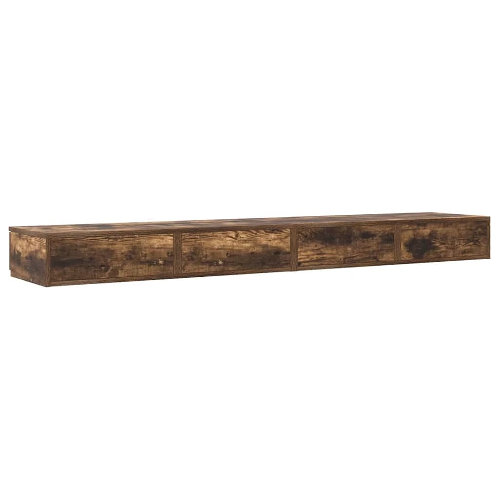Posteljni predali s predalom Dimljeni oreh 180 x 36,5 x 16,5 cm - slika 8