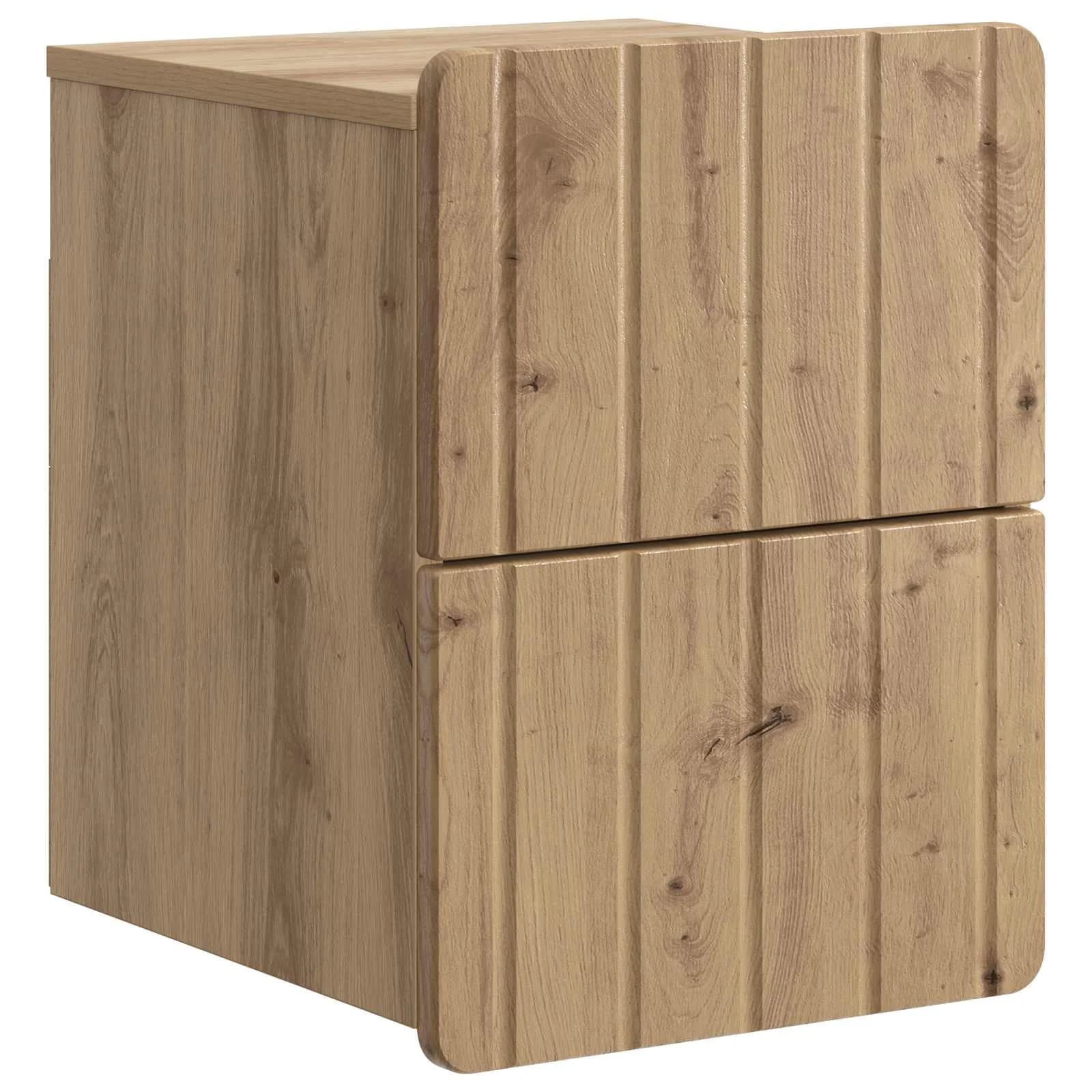 Stenski nočni omarici Artisan hrast 33 x 34,5 x 43 cm - slika 2