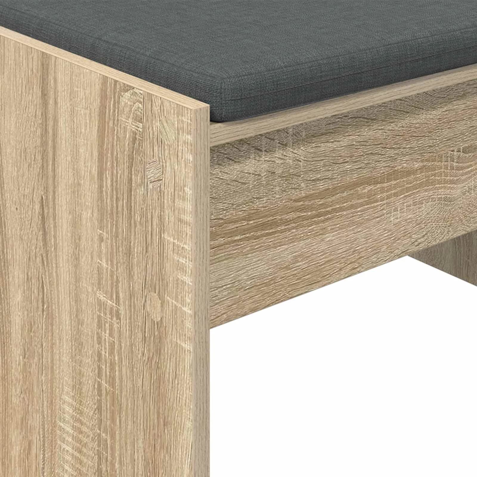 Haldna klop z blazino Sonoma hrast 103 x 38 x 40 cm - slika 8