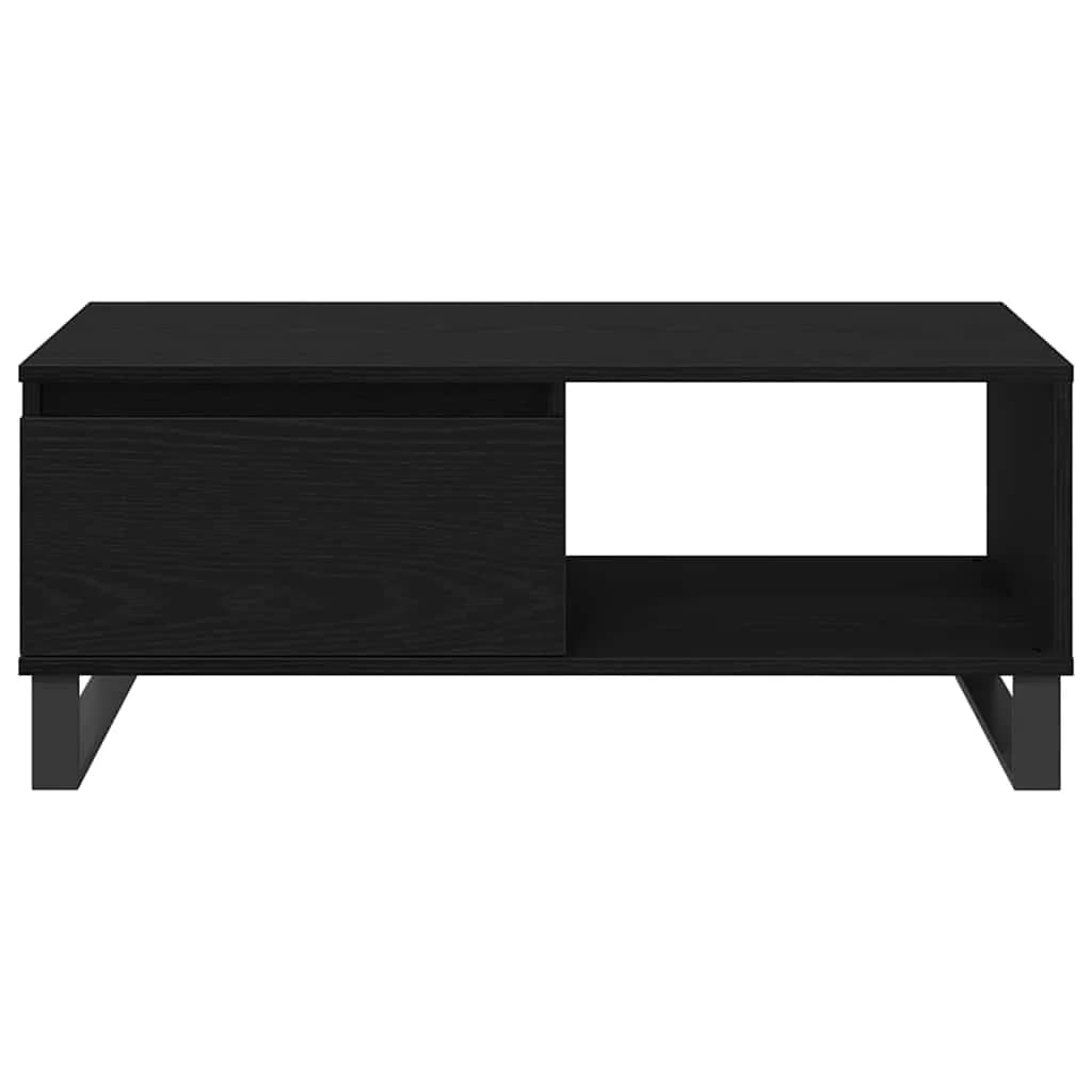 Klubska miza Črna Orehovina 90 x 50 x 36,5 cm Inženirski les - slika 7